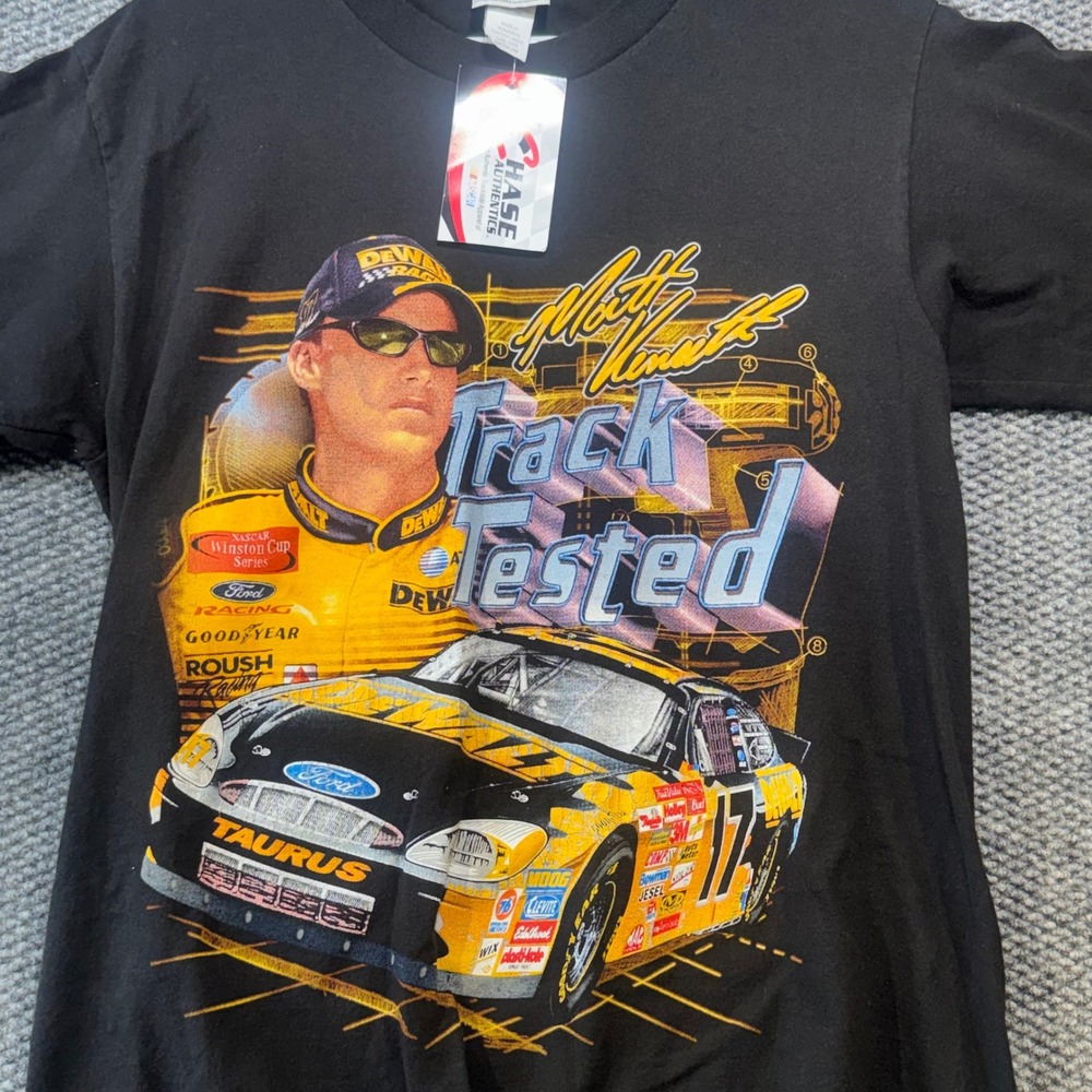 Vintage 2002 Matt Kenseth NASCAR DeWalt T Shirt Chase Authentics Mens Medium NEW